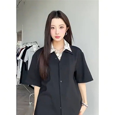 网络图慎用图片只做展示大货已到翻领假两件衬衫DCS78045P65控98，男装衬衫，星座226-2