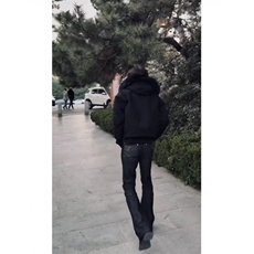 「微喇堆积」YKK拉链原牛四线窄宽牛仔裤ZK0464-P65，男装牛仔裤，星座313A(原308A-2)