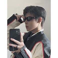 B221美式ins高街暗黑痞帅型男机车服外套上衣SY2306-P90控118，男装夹克，电商B221