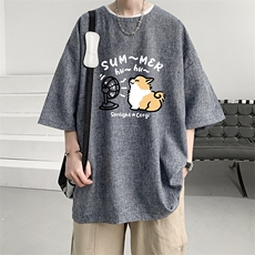 风复古亚麻短袖男棉麻t恤男半袖ZT71420-P35，男装T恤，电商A040