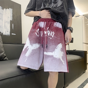 特P40无差价蝴蝶字母系带休闲短裤-HK7593 港风图片