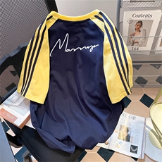 黄袖拼藏青