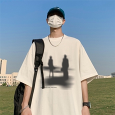 草地夏季宽松短袖T恤男潮T61106P25控38，男装T恤，电商A268A