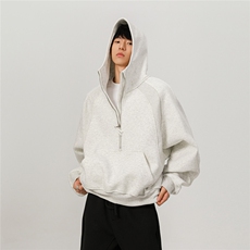 高品质cleanfit450g重磅套头版拉链卫衣外套TTTB17-特P78控128，男装卫衣，星座1315