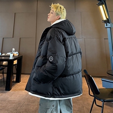 2025情侣连帽棉衣棉服防水小牛津冲锋棉袄三防面包服1606-P80，男装棉衣，星座207