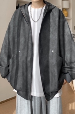 秋季皮衣美式潮牌青少年百搭夹克情侣春装外套XZ102B-1-JK2563P85，男装皮衣，星座102B-1