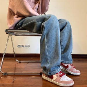 加绒牛仔裤小直脚B342-K7012-P35 JR45 控59 系皮带图片