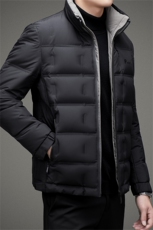 BAMJ-8912钱塘2020-2冬季厚款商务休闲立领中年男士羽绒服P170，男装羽绒服，钱塘207-2