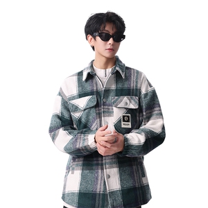 夹克男秋冬季新款港风宽松加厚泥料外套上衣JK712-P68,男装夹克,星座214-3