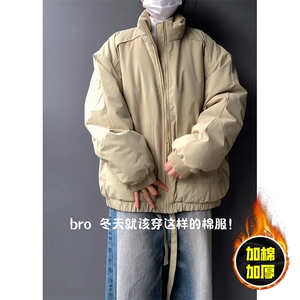 现货5W件冬季三防美式高街雪山立领冲锋衣棉衣男女棉服厚夹克外套图片