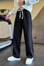 秋冬加绒牛仔裤男士个性拼接直筒牛仔裤保暖长裤901N51加绒P68，男装牛仔裤，星座901