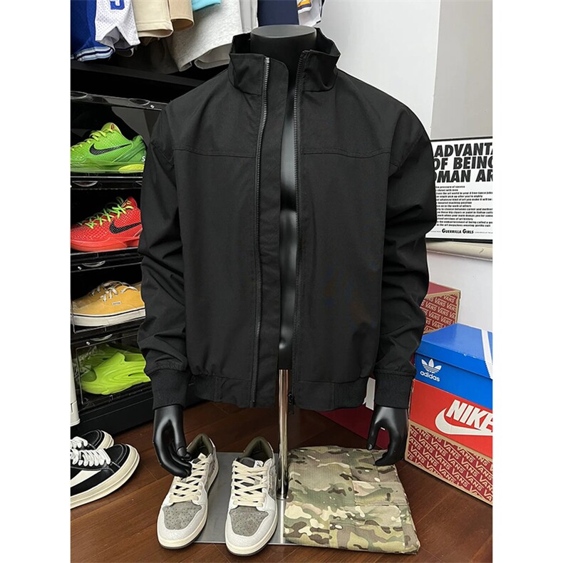 26春装新款美拉德立领飞行夹克boxy廓形休闲百搭外套上衣JK6500,男装夹克,电商A486