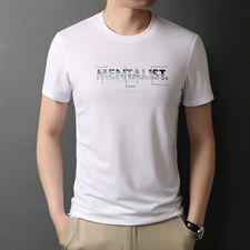 2024年春夏新款高端时尚男士针织衫上衣T恤P57，男装T恤，电商D223-1
