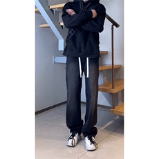 黑色弹力牛仔裤秋冬款cleanfit显瘦微喇裤子CHNZK02-P55，男装牛仔裤，星座1007（原301D）