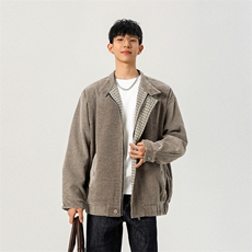 【现货】XZ1218WT8564特价P72树纹肌理千鸟格内里哈灵顿夹克外套，男装夹克，星座1218（原611-3）