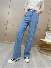 ｜现货｜夏季新款A99716波斯洛可纹直筒牛仔裤，女装牛仔裤，未来幸芓