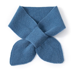 秋冬季35%保暖轻盈无压感正反针爱心围巾，童装儿童配饰，群鹿羊绒