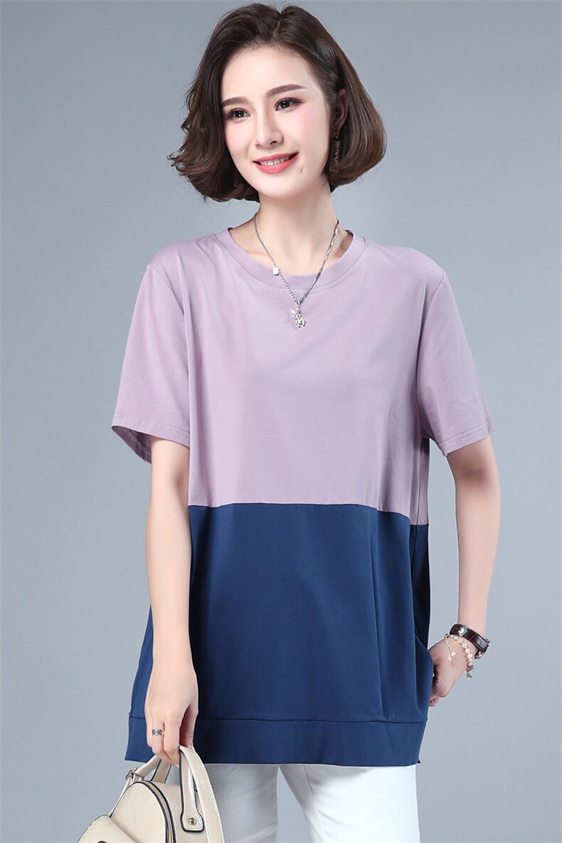 T恤2021年夏季通勤创意短袖宽松圆领韩版，女装T恤，丽影随形