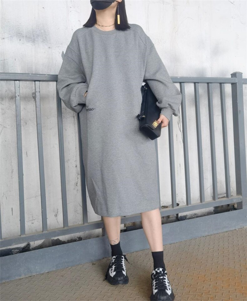 韩版卫衣裙，女装卫衣/绒衫，玩美