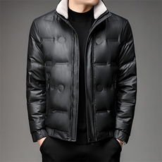 立领羽绒服保暖男装90白鸭绒保暖宽松大码防寒服XY29219-P310，男装羽绒服，星座1105-3