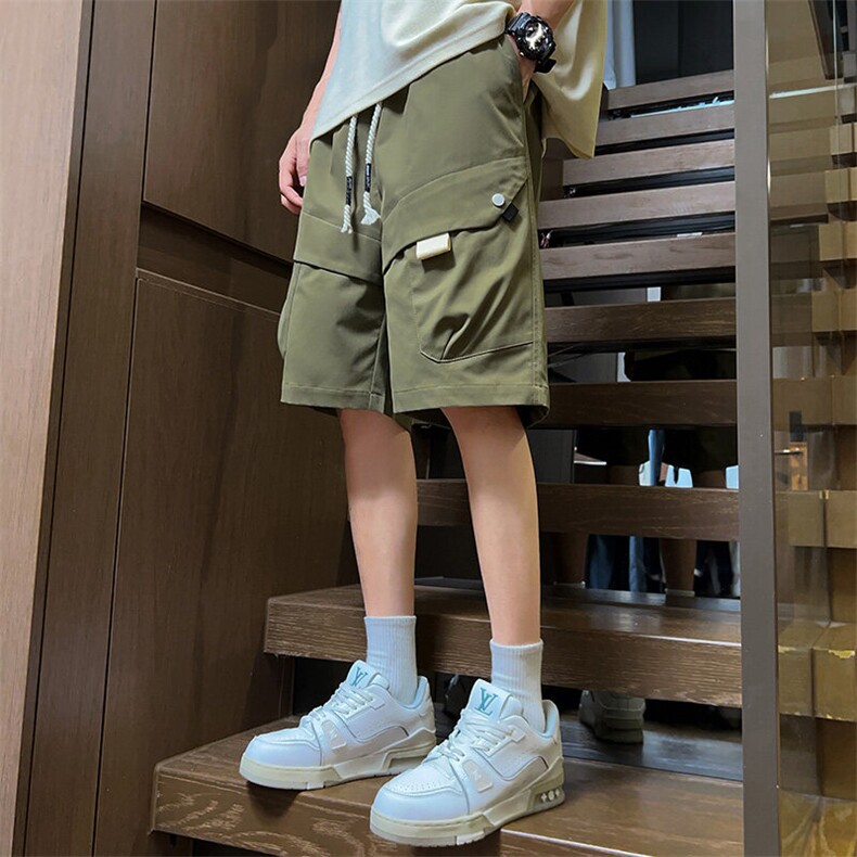 夏季加大加肥美式工装短裤男港风潮流凉感休闲五分裤YY2409-P38,男装牛仔裤,星座1206（原A206）