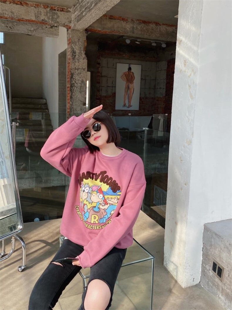 2021/加绒卫衣/NEW，女装卫衣/绒衫，潘朵拉