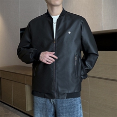 新款皮衣皮夹克PU夹克机车服309B-2323-P80，男装皮衣，星座1409-3