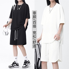 百搭薄款休闲夏季潮流时尚轻薄透气套装TZ10-特批65，男装休闲套装，星座718