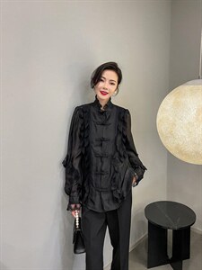风女人味衬衣图片