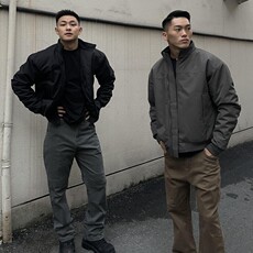 美式教练夹克立领休闲纯色复古户外工装飞行百搭外套JK6629p70，男装夹克，电商D315