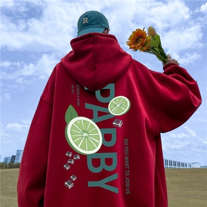 360克 65%棉高品质连帽卫衣男秋季棉65%聚酯纤维35% WY0185图片