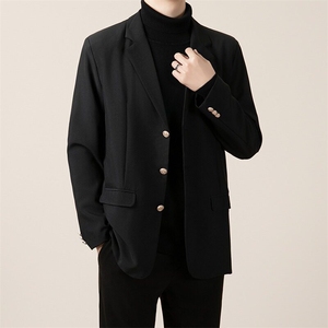 西服男士春秋季商务休闲正装职业西装男上班通勤垂感套装 W45,男装西服,星座1116A-2（原606A-1）