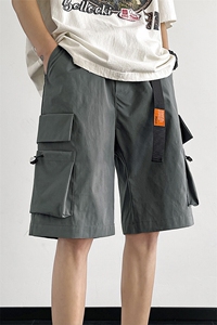 特批P26无差价长裤改短裤夏新机能潮痞帅高街五分裤男DK2109图片