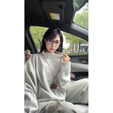 潮流斜领半高领休闲长袖卫衣T恤内搭单穿打底衫504-T505-特P30，男装T恤，星座504