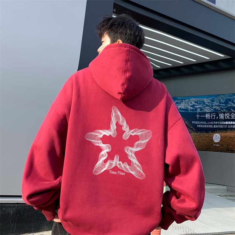 ！连帽圆领卫衣男装港风帽衫男LM174-P35,男装卫衣,电商B367