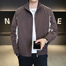 店主风夹克男时尚2025秋款撞色拼接外套男上衣休闲B317/8621/P115，男装夹克，电商B317