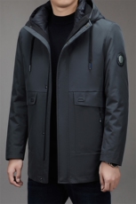 BZ2399钱塘2020-2商务休闲百搭简约冬季厚款中年男士羽绒服P230，男装羽绒服，钱塘207-2