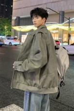 机动皮衣美式潮牌骑行服皮夹克外套光板二开A406JK1232特P83，男装夹克，星座309（原A406）