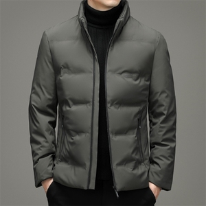 21冬季新款潮流立领棉服时尚商务休闲纯色棉衣男装ZELD9713-P130图片
