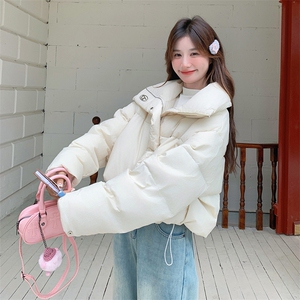 2楼002-2708-P230K328档口现货小个子短款羽绒服外套面包服图片