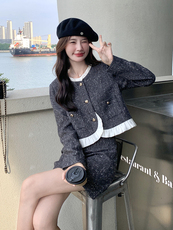 现货-2025年秋季新款时尚小香风两件套203P165K238，女装套装/套裙，浙宝203