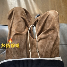 秋冬加绒加厚灯芯绒扎染休闲裤712-KK371P65，男装休闲裤，星座712