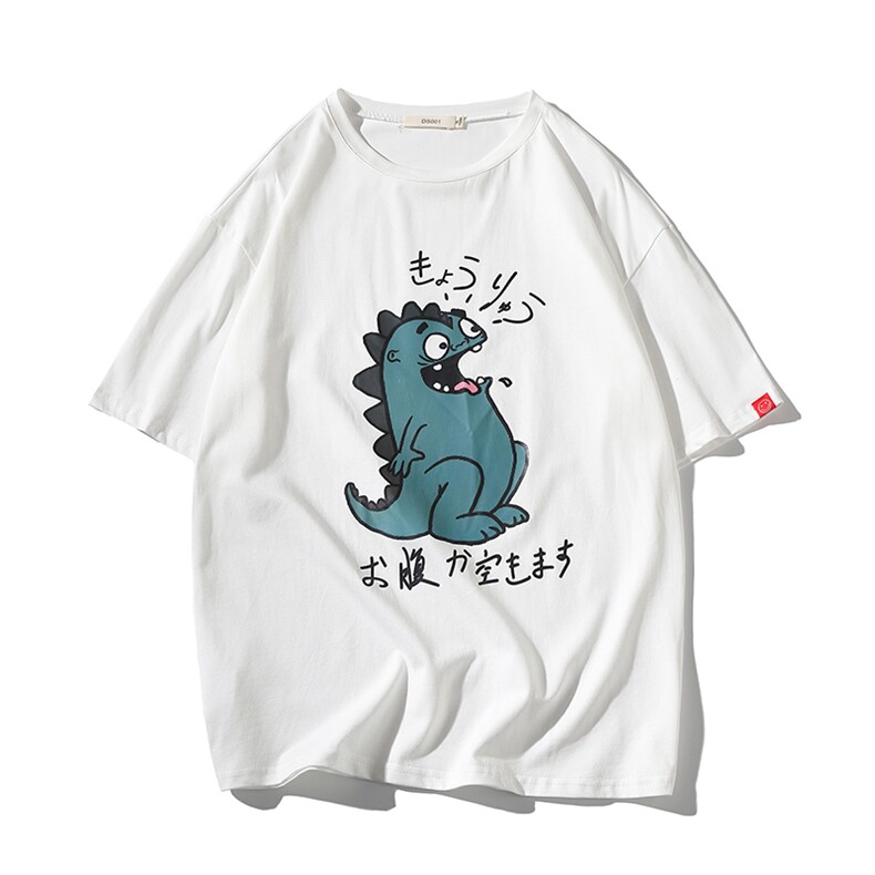 2021夏季新日系白底平铺面料：100%棉T1051-P25,男装T恤,电商A001
