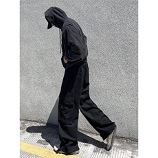 工装休闲裤男士韩版潮流大口袋帅气百搭2024秋冬ins长裤K5764-P43，男装休闲裤，星座412-2