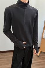保暖德绒打底衫半拉链上衣女修身内搭t恤男5Q1137-TP2549，男装T恤，电商A102