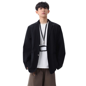 春季新款商务风西装外套男休闲西服男士西服X02628-P83图片