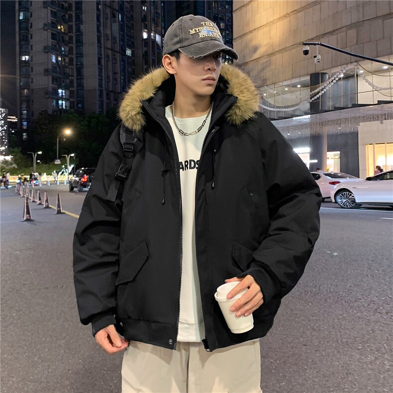 新款休闲棉衣图片