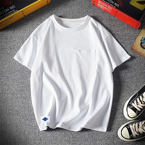 DX24061-P25大口袋百搭短袖t恤男大码半袖体恤上衣服图片