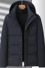 连帽羽绒服保暖男装2023新款柔软宽松白鸭绒防寒服YD82211-P195，男装羽绒服，星座1105-3