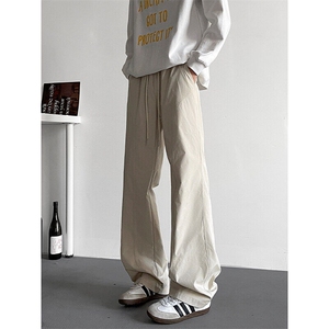 2026春季新款现货30万件大码冰丝微喇休闲裤S-5XHK24800-特P15,冰丝短袖男士穿衣搭配图片